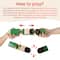 Glitzhome® 8PK 2"D x 12"H Nutcracker Christmas Party Crackers with Gift Contents